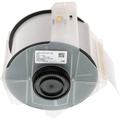 Brady - 2-1/4" Wide x 1,200" Long, White Vinyl Tape - For Globalmark Industrial Labeling System - Apex Tool & Supply