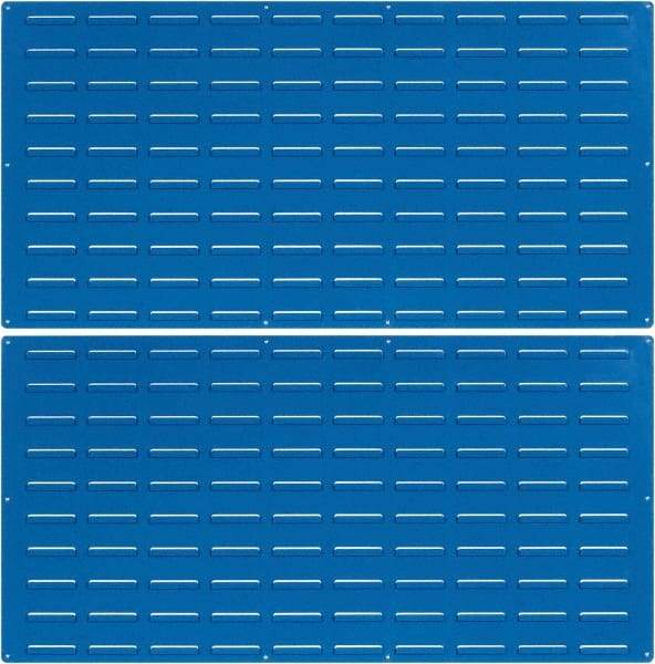 Triton - 48" Wide x 24" High, Blue Louvered Bin Panel - Use with LocBin - Apex Tool & Supply