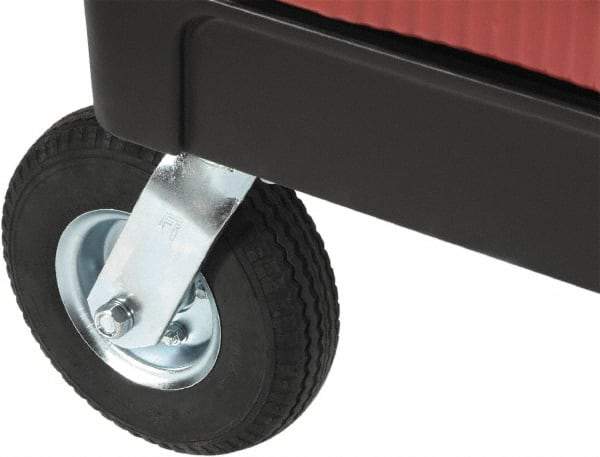 Rubbermaid - 8" High, Cart Caster Kit - Use with FG450088, FG451288, FG451388, FG452010, FG452088, FG453288, FG453388, FG454600, FG454610, FG454888 - Apex Tool & Supply