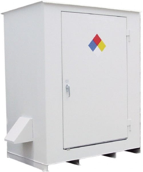 Enpac - Outdoor Safety Storage Buildings Number of Drums: 4 Fire Rated: Yes - Apex Tool & Supply