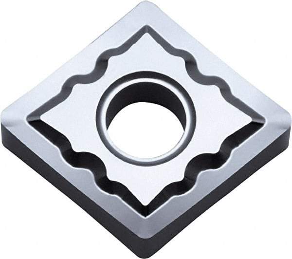 Kyocera - CNGG431 AH Grade KW10 Carbide Turning Insert - Uncoated, 80° Diamond, 1/2" Inscr Circle, 3/16" Thick, 1/64" Corner Radius - Apex Tool & Supply