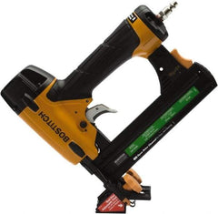 Stanley Bostitch - 1-1/2" Crown, 18 Gauge, 100 Staple Capacity Power Stapler - 1/4" Inlet, 70 to 120 psi Air Pressure, Includes Carrying Case, 2 Standard No-Mar Tips & Installation Block - Apex Tool & Supply