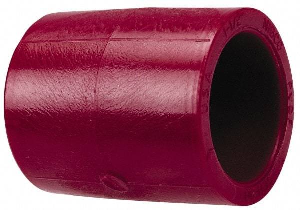 NIBCO - 1" PVDF Plastic Pipe Socket Coupling - Schedule 80, S x S End Connections - Apex Tool & Supply