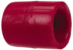 NIBCO - 1/2" PVDF Plastic Pipe Adapter Coupling - Schedule 80, S x FIPT End Connections - Apex Tool & Supply