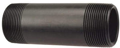 NIBCO - 2" Pipe, 4" Long PVDF Threaded Plastic Pipe Nipple - Schedule 80, Red - Apex Tool & Supply