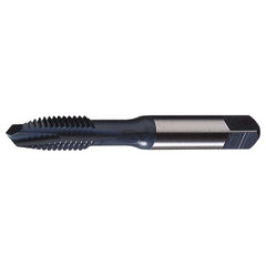 ‎#10-24 UNC 3 Flute H3 Plug HSS-E CNC For Soft Metals Spiral Point Tap- Steam Oxide - Exact Industrial Supply