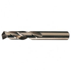 #27 RHS / RHC HSS-CO 8% (M42) 135 Degree Split Point Heavy Duty Cobalt Screw Machine Drill - Straw / Gold Oxide - Apex Tool & Supply