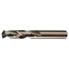X RHS / RHC HSS-CO 8% (M42) 135 Degree Split Point Heavy Duty Cobalt Screw Machine Drill - Straw / Gold Oxide - Exact Industrial Supply