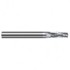 ‎0.3050″ Cutter Diameter × 0.6250″ (5/8″) Length of Cut Carbide Multi-Form 1/4″, 3/8″-18 NPT Thread Milling Cutter, 4 Flutes, TiB2 Coated - Apex Tool & Supply