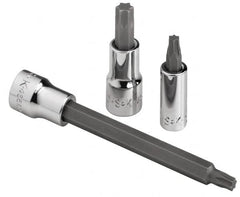 SK - 1/4" Drive, T8 Hand Torx Bit Socket - Apex Tool & Supply