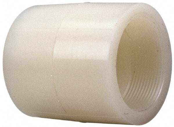 NIBCO - 2" PVDF Plastic Pipe Adapter Coupling - Schedule 80, S x FIPT End Connections - Apex Tool & Supply