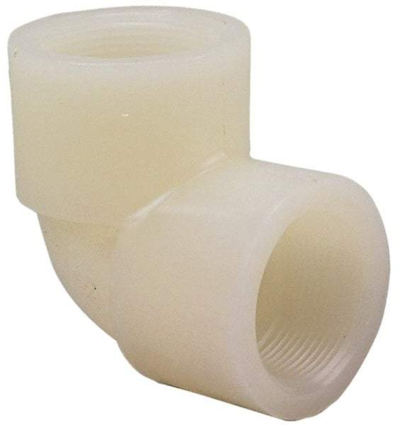 NIBCO - 1" PVDF Plastic Pipe 90° Elbow - Schedule 80, FIPT x FIPT End Connections - Apex Tool & Supply