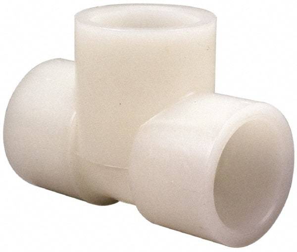 NIBCO - 6" PVDF Plastic Pipe Fitting - S x S x S End Connections - Apex Tool & Supply