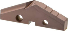 Allied Machine and Engineering - 2-17/32" Diam x 5/16" Thick, Seat Code 4, 132° Included Angle Spade Drill Insert - AM200 Coated, Cobalt, Grade Super Cobalt, Series GEN2 T-A - Apex Tool & Supply
