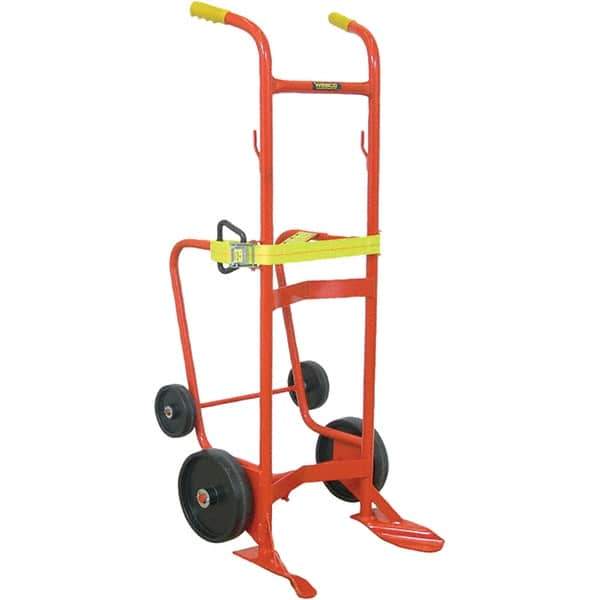 Wesco Industrial Products - 1,000 Lb Load Capacity, 30, 55 & 85 Gal Pail Tipper - 24" Wide x 58" High, 4 Steel Wheels - Apex Tool & Supply