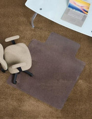 Aleco - 48" Long x 60" Wide, Chair Mat - Oval, Beveled Edge Style, Includes Anchorpoints - Apex Tool & Supply