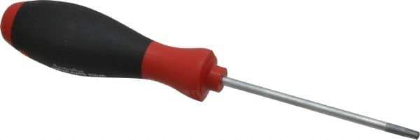 Wiha - T25 Torx Driver - 100mm Blade Length, 8-1/4" OAL, Ergonomic Handle - Apex Tool & Supply