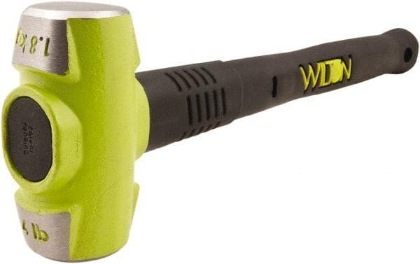 Wilton - 4 Lb Head, 16" Long Sledge Hammer - Steel Head, Steel Handle with Grip - Apex Tool & Supply