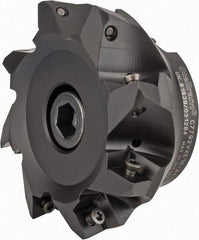 Kennametal - 4" Cut Diam, 0.138" Max Depth, 1-1/4" Arbor Hole, 8 Inserts, XE 16 Insert Style, Indexable Copy Face Mill - C7792VXE16-A4.0Z08R Cutter Style, 1.97" High, Through Coolant, Series 7792 - Apex Tool & Supply