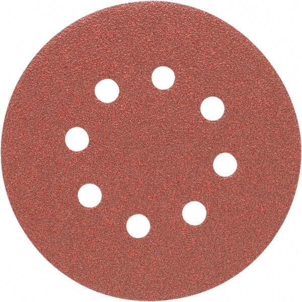 Porter-Cable - 5" Diam, 100 Grit, Aluminum Oxide Hook & Loop Disc - Fine Grade, Coated, C Weight Paper Backing, - Apex Tool & Supply