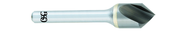 1/2" Size - 1/4" Shank - 90° Single Flute Countersink - Apex Tool & Supply