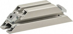 80/20 Inc. - 40mm Wide, Open Shelving Accessory/Component - Aluminum, Clear Anodized Finish, 160mm Long, Use with 4545 - Apex Tool & Supply
