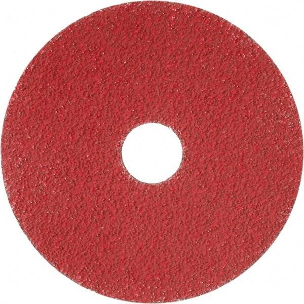 DeWALT - 7" Diam 7/8" Hole 24 Grit Fiber Disc - Coarse Grade, Ceramic, 8,700 Max RPM - Apex Tool & Supply
