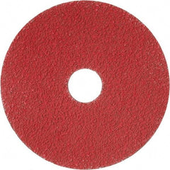 DeWALT - 7" Diam 7/8" Hole 24 Grit Fiber Disc - Coarse Grade, Ceramic, 8,700 Max RPM - Apex Tool & Supply