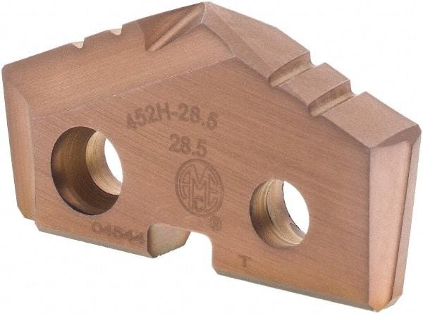 Allied Machine and Engineering - 28.5mm Diam x 3/16" Thick, Seat Code 2, 132° Included Angle Spade Drill Insert - AM200 Coated, Cobalt, Grade Super Cobalt, Series GEN2 T-A - Apex Tool & Supply