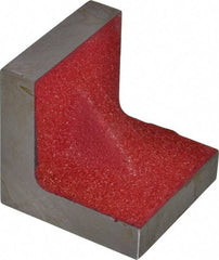 Suburban Tool - 2" Wide x 2" Deep x 2" High Cast Iron Precision-Ground Angle Plate - Standard Plate, Flat Surface, Single Web, 1/2" Thick, Single Plate - Apex Tool & Supply