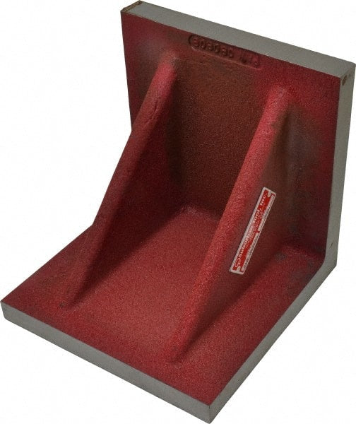 Suburban Tool - 8" Wide x 8" Deep x 8" High Cast Iron Precision-Ground Angle Plate - Apex Tool & Supply