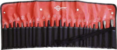 Mayhew - 24 Piece Punch & Chisel Set - 1/4 to 3/4" Chisel, 3/32 to 1/2" Punch, Hex Shank - Apex Tool & Supply