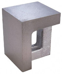 Interstate - 1 Hole, 8" High x 4-1/2" Wide x 5" Deep, Right Angle Iron - Semi-Steel, Machined, Parallel to within 0.003" per 6", Square to within 0.004" per 6" - Apex Tool & Supply