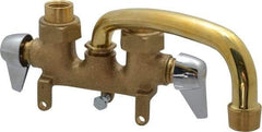 B&K Mueller - Standard, Two Handle Design, Brass, Clamp, Laundry Faucet - 6 Inch Spout, Lever Handle - Apex Tool & Supply