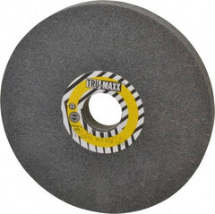 Tru-Maxx - 80 Grit Aluminum Oxide Bench & Pedestal Grinding Wheel - 7" Diam x 1-1/4" Hole x 3/4" Thick, 3600 Max RPM, O Hardness, Medium Grade , Vitrified Bond - Apex Tool & Supply