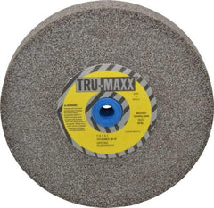 Tru-Maxx - 36 Grit Aluminum Oxide Bench & Pedestal Grinding Wheel - 7" Diam x 1" Hole x 1" Thick, 3600 Max RPM, O Hardness, Very Coarse Grade , Vitrified Bond - Apex Tool & Supply