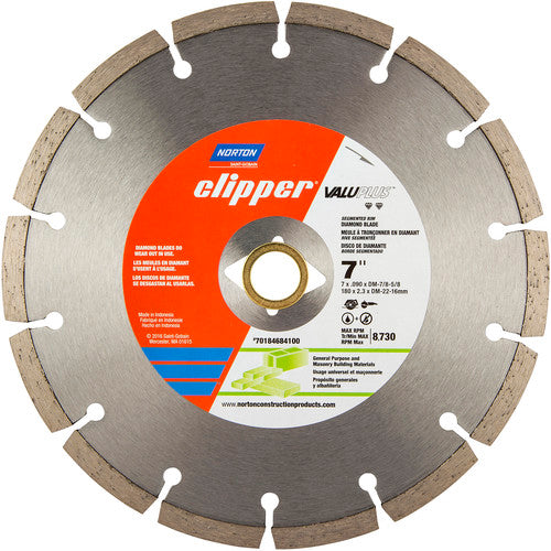 7X.090XDM-7/8-5/8 DIAMOND SAW BLADE - Apex Tool & Supply