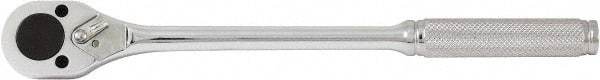 Paramount - 3/8" Drive Pear Head Standard Ratchet - Chrome Finish, 11" OAL, 24 Gear Teeth, Standard Head - Apex Tool & Supply