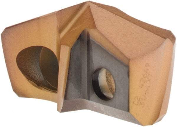 Allied Machine and Engineering - 31/64" Diam, Seat Code 12, 140° Included Angle Spade Drill Insert - AM300 Coated, Carbide, Grade K20, Series GEN3SYS XT - Apex Tool & Supply