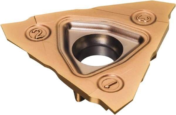 Sandvik Coromant - 301200N123 GS Grade 1125, 1.2mm Cutting Width Carbide Grooving Insert - 2.3mm Max Depth of Cut, Neutral, TiAlN Finish - Apex Tool & Supply