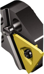 Sandvik Coromant - 570-xxR/L123T..B Insert, 14mm Head Length, Modular Grooving Cutting Unit Head - Left Hand Cut, System Size 40, Through Coolant, Series CoroCut 3 - Apex Tool & Supply