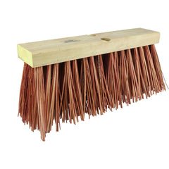 16″ Street Broom, 6-1/4″ Trim Length, Dyed Palmyra Fill - Apex Tool & Supply