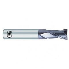 3/32" Dia. - 1-3/4" OAL - Diamond CBD - 30° Helix - Square End SE EM - 2 FL - Apex Tool & Supply