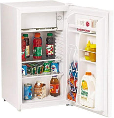 Avanti - 3.3 Cubic Ft. White Office Refrigerator - 18-1/2 Inch Wide x 17-1/2 Inch Deep x 33-1/2 Inch High - Apex Tool & Supply