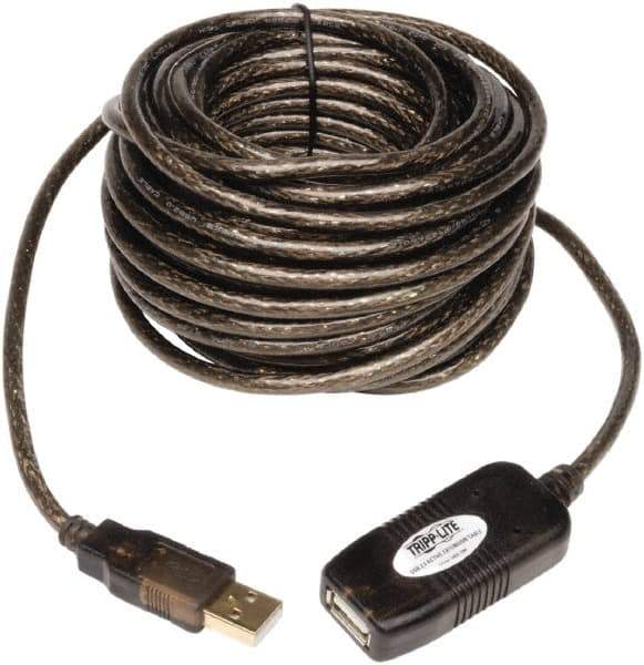 Tripp-Lite - 33' Long, USB A/A Computer Cable - Black, Male x Female - Apex Tool & Supply