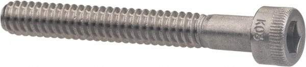 Holo-Krome - M6x1.00 Metric Coarse Hex Socket Drive, Socket Cap Screw - Grade Austenitic A4 Stainless Steel, Uncoated, Partially Threaded, 65mm Length Under Head - Apex Tool & Supply
