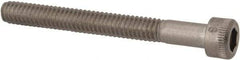 Holo-Krome - #8-32 UNC Hex Socket Drive, Socket Cap Screw - Grade 18-8 Stainless Steel, Uncoated, Partially Threaded, 1-1/2" Length Under Head - Apex Tool & Supply