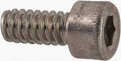 Holo-Krome - #6-32 UNC Hex Socket Drive, Socket Cap Screw - Grade 18-8 Stainless Steel, Uncoated, Fully Threaded, 5/16" Length Under Head - Apex Tool & Supply