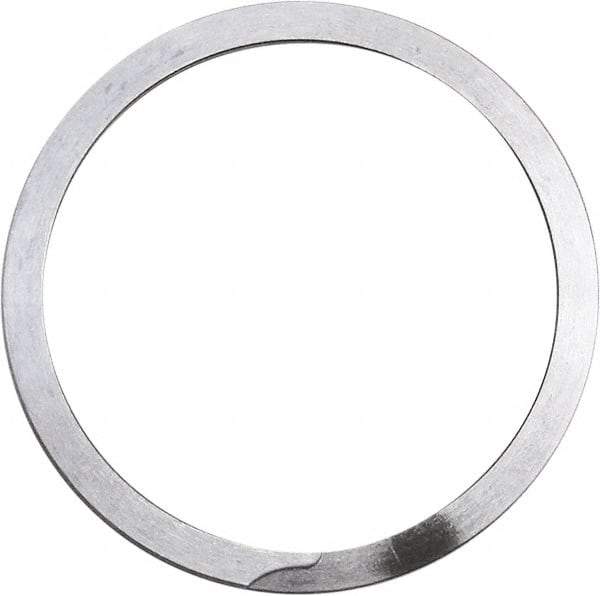 Rotor Clip - 0.05" Thick, Uncoated Finish, Stainless Steel Spiral Internal Retaining Ring - 0.056" Groove Width, 0.042" Groove Depth, 1.396" Groove Diam, Grade 302 - Apex Tool & Supply