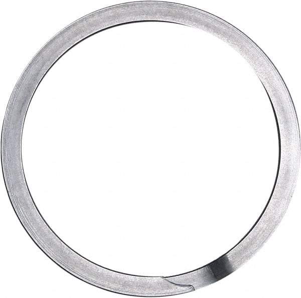 Rotor Clip - 1.65" Groove Diam, 1-3/4" Shaft Diam, Oil Stainless Steel, Spiral External Retaining Rings - 0.068" Groove Width, 0.05" Groove Depth, 0.062" Ring Thickness, Grade 302 - Apex Tool & Supply